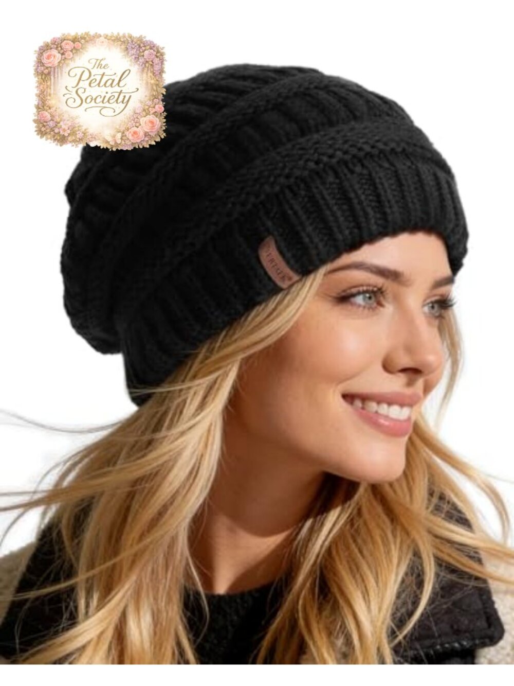 Womens Winter Knit Slouchy Beanie Warm Acrylic Skull Ski Cap Hat